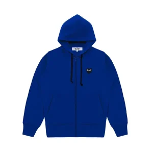 Blue-CDG-Hoodie-Zip-up-With-Large-Heart