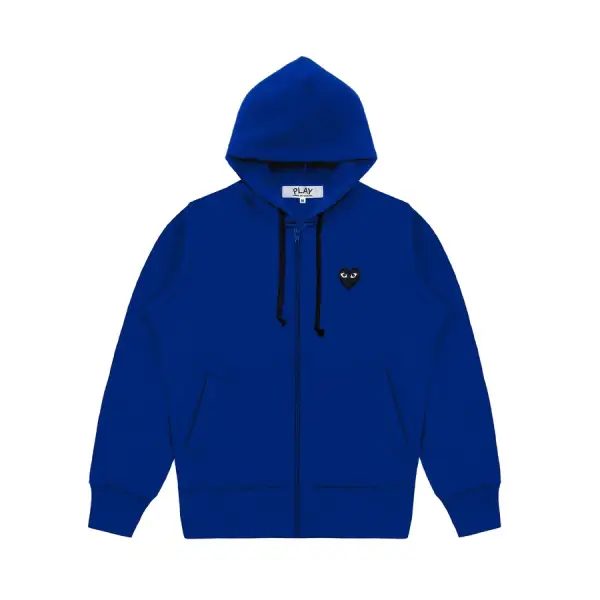Blue-CDG-Hoodie-Zip-up-With-Large-Heart