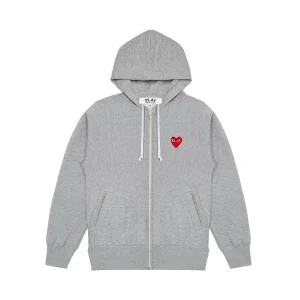 PLAY GREY PULLOVER HOODIE