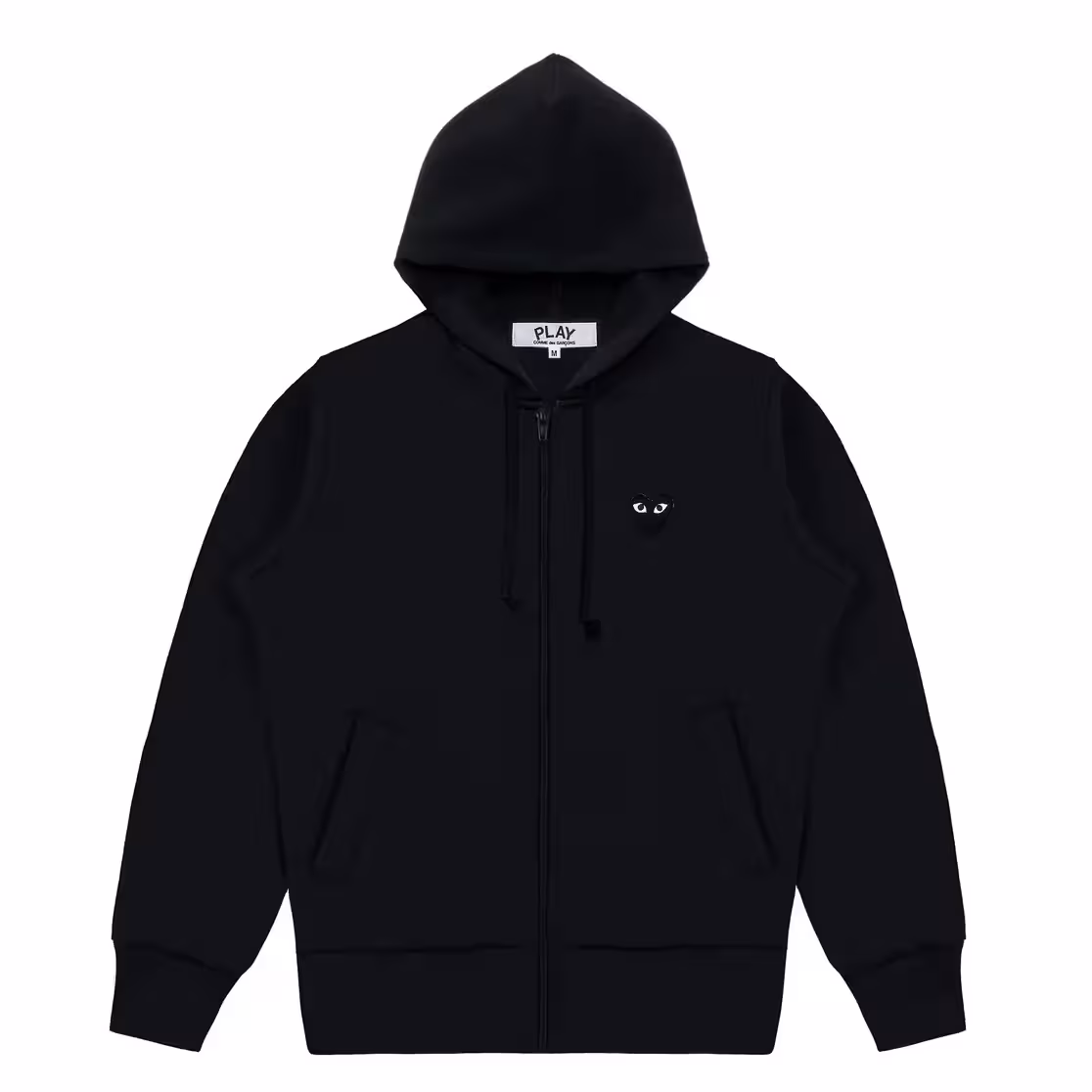 CDG-Play-Big-Heart-Zip-Hoodie-Black CDG-Play-Big-Heart-Zip-Hoodie-Black