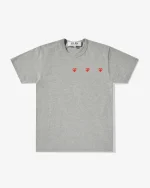 Play Multi Red Heart T-Shirt Grey