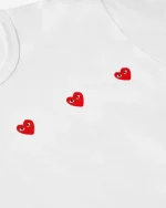 Play Multi Red Heart T-Shirt White
