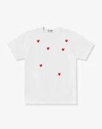Play Multi Red Heart Logo T-Shirt White