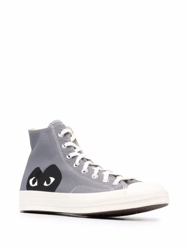 CONVERSE BLACK HEART GREY HIGH TOP