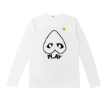 CDG Men Yellow Heart Logo Sweatshirt
