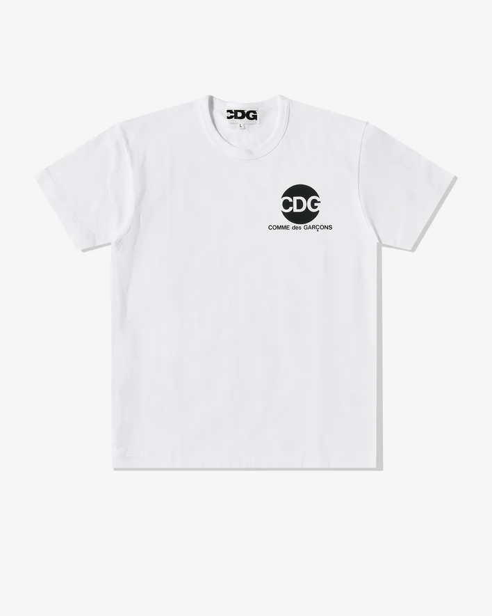 CDG Circular Logo T-Shirt White