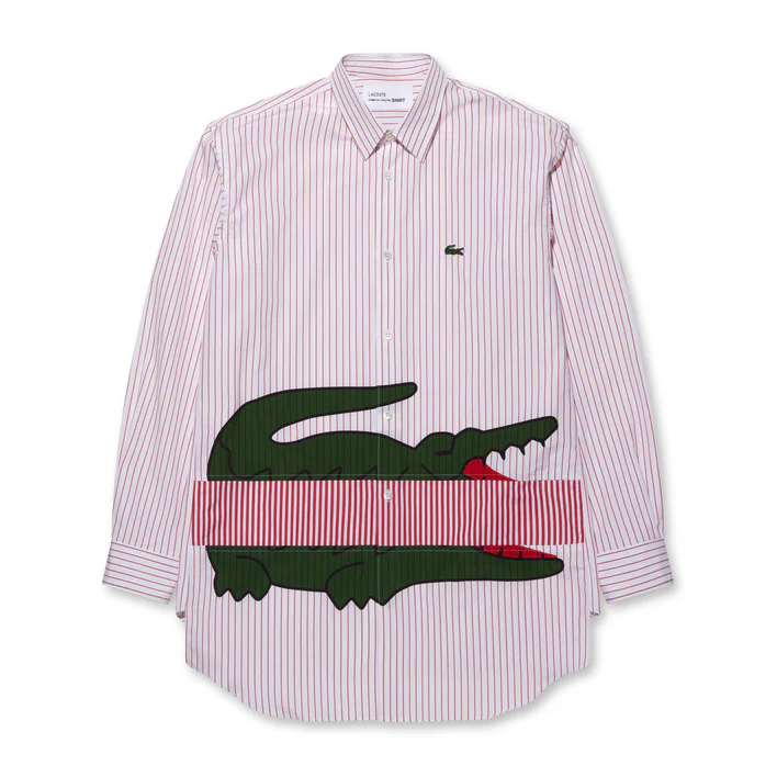 CDG SHIRT Lacoste Men's Cotton Check Shirt Print A-2