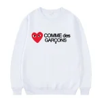 Comme Des Garcons Letter Logo Sweatshirt - Image 2