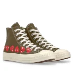 PLAY CONVERSE Multi Red Heart Chuck Taylor All Star ’70 High Sneakers