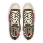 PLAY CONVERSE Multi Red Heart Chuck Taylor All Star ’70 High Sneakers