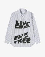 Men's Live Free Curved Printed Shirt
