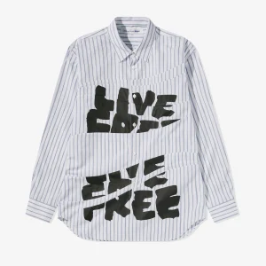 Men's Live Free Curved Printed Shirt
