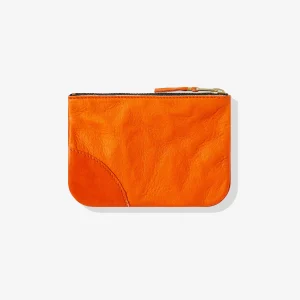 Washed Wallet Zip Pouch Burnt Orange SA8100