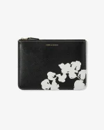 CDG Wreath Zip Pouch Black SA5100