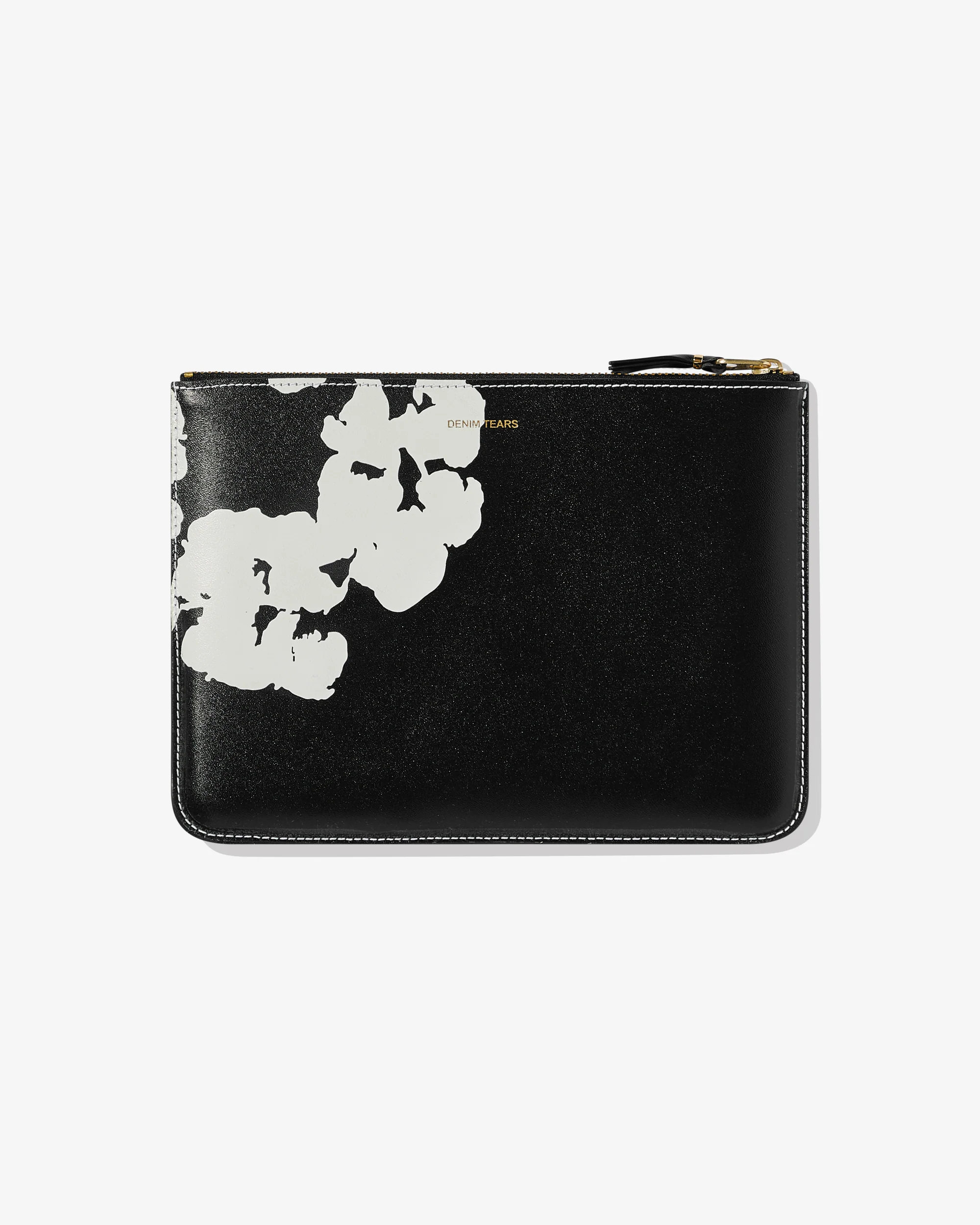 CDG Wreath Zip Pouch Black SA5100