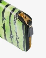 CDG Watermelon Full Zip Around Wallet Green SA2100