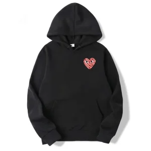 Comme Des Garcons Play Hoodie - Black