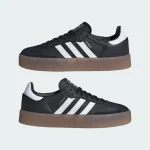 CDG Play x Adidas Samba (Black) - Image 2