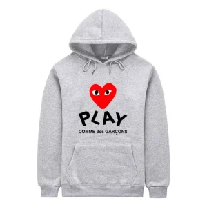 Comme Des Garcons Heart Play Hoodie