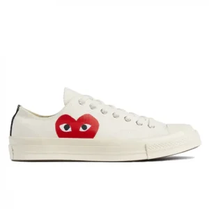 Comme Des Garcons White Converse
