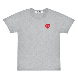 Comme Des Garcons Play Heart Tee (grey)