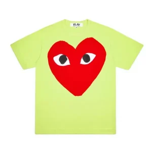 CDG Play Red Heart T-shirt Spring Series