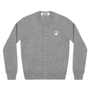 CDG Play Cardigan (Grey)
