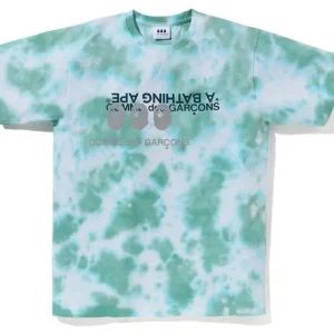 BAPE x Comme des Garcon Osaka Tie Dye Tee
