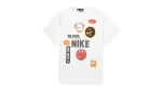 Nike x Comme des Garcons Black Oversized Multi Logo Print T-shirt