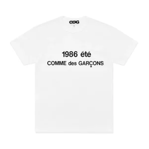 1986 Comme des Garçons T-Shirt White Front Side