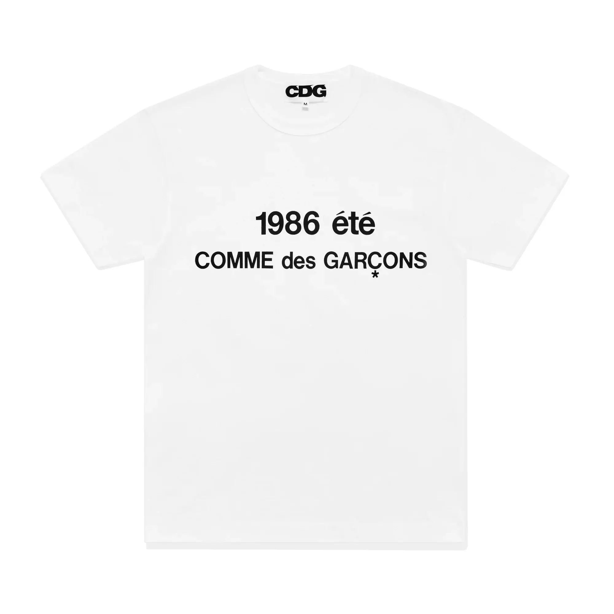 1986 Comme des Garçons T-Shirt White Front Side