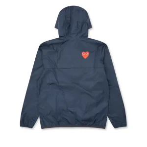 Comme Des Garcons K-Way Zip Jacket Navy Back side