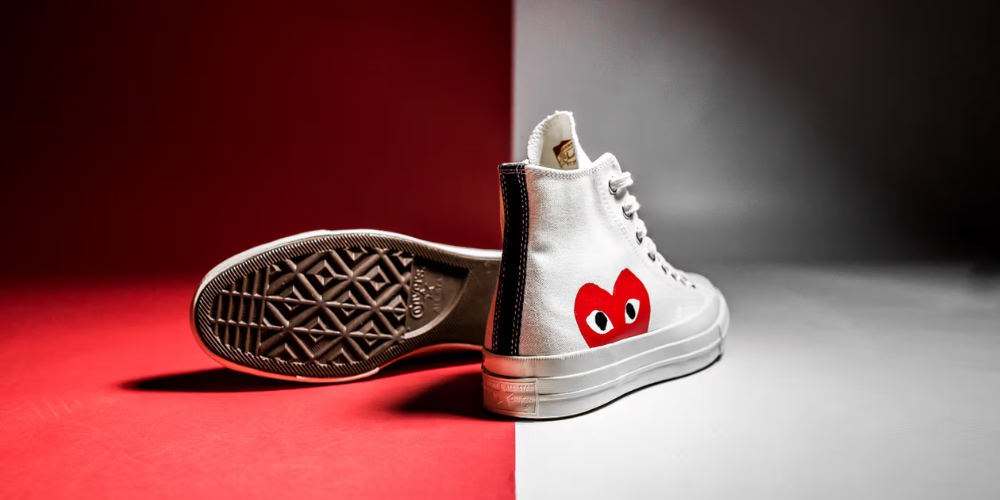 CDG Converse White Sneaker CDG Converse White Sneaker