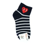 Comme Des Garcon Inspired Heart Print Socks - Image 2