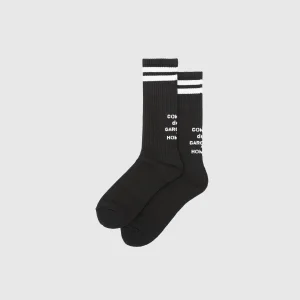 Comme des Garçons Homme Cotton Logo Socks