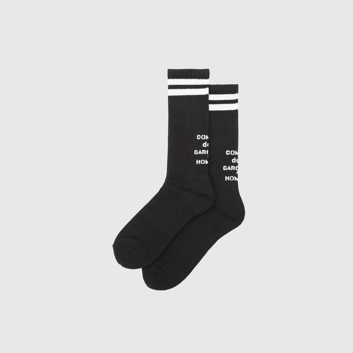 Comme des Garçons Homme Cotton Logo Socks