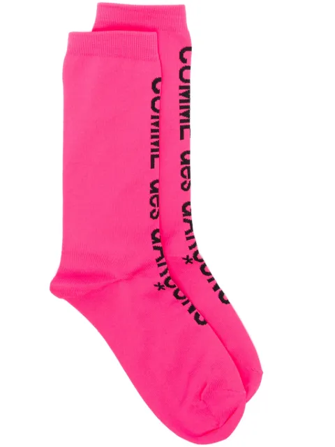 Comme des Garcons Pink Socks for Women