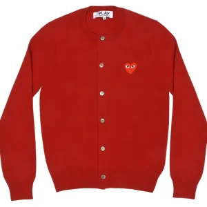 Play Comme des Garçons Red Women’s Cardigan Red