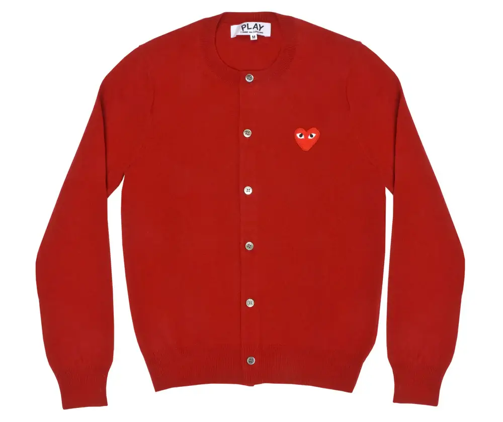 Play Comme des Garçons Red Women’s Cardigan Red