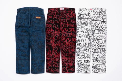 Supreme x CDG Pant Red-Blue-White